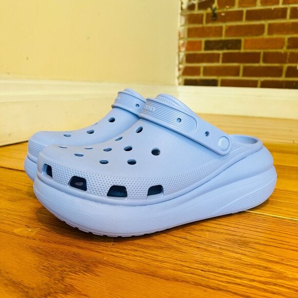 Crocs Classic Mega Crush Clog Moon Jelly Purple Men’s 9 Women’s 11 - Picture 6 of 16
